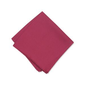 ALFANI Mens Maroon Solid Pocket Square